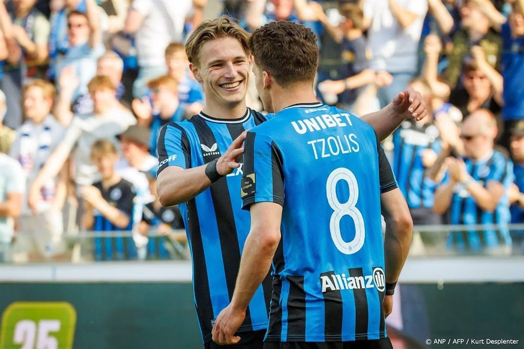 Club Brugge weer even koploper in play-offs na zege op Gent