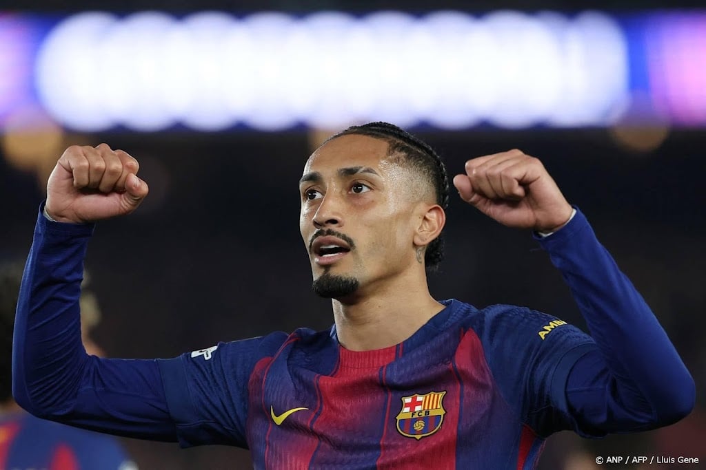 FC Barcelona ziet Raphinha terugkeren voor mogelijk kampioensduel