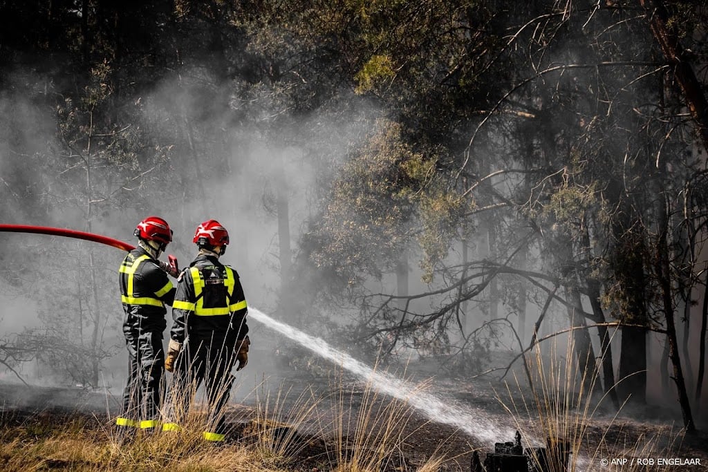 Brandweer blust meerdere nieuwe bosbranden