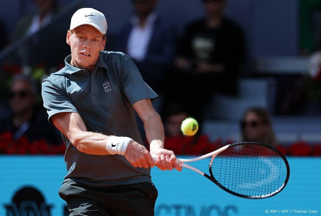 Sinner bereikt voor het eerst finale van tennistoernooi Madrid