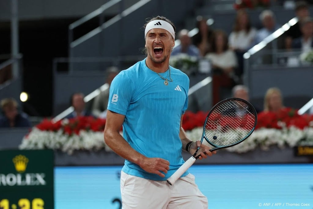Zverev maakt einde aan opmars Blockx en treft Sinner in Madrid
