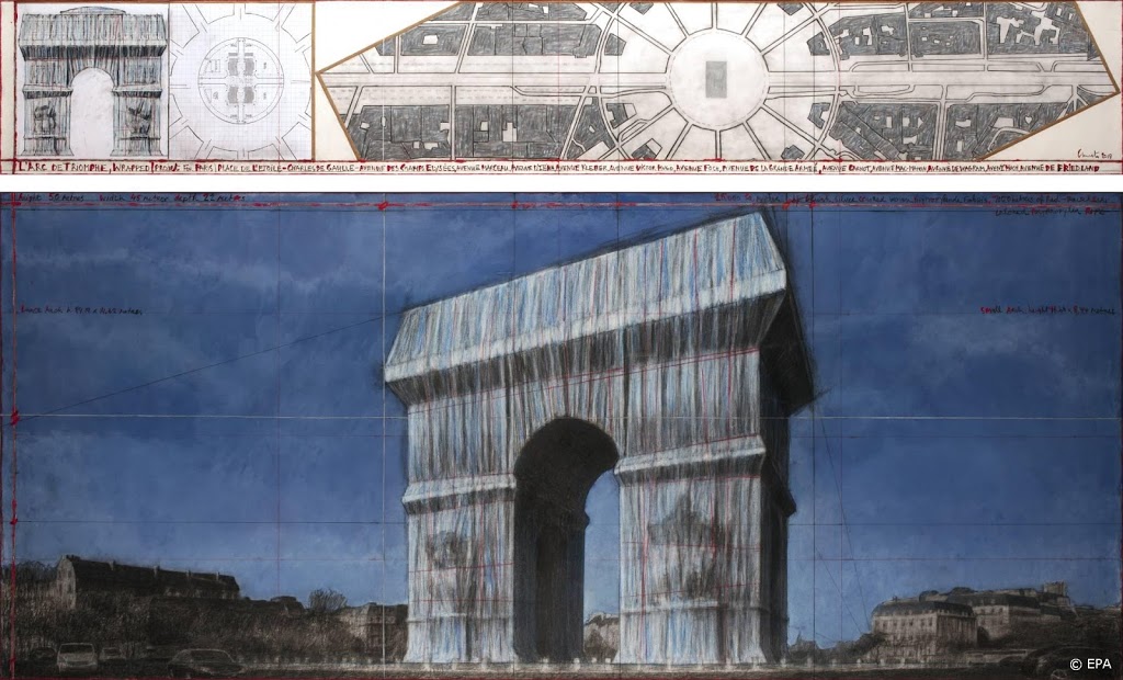 Centre Pompidou eert 'geweldige' Christo met expositie