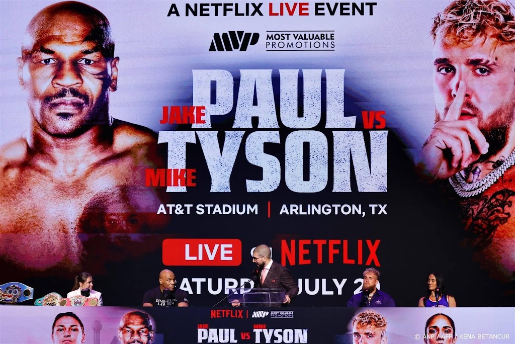 Gevecht tussen Jake Paul en Mike Tyson uitgesteld 