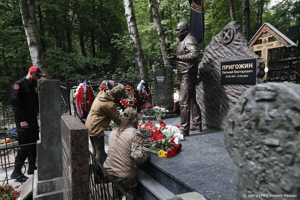 Standbeeld onthuld voor Russische opstandeling Prigozjin
