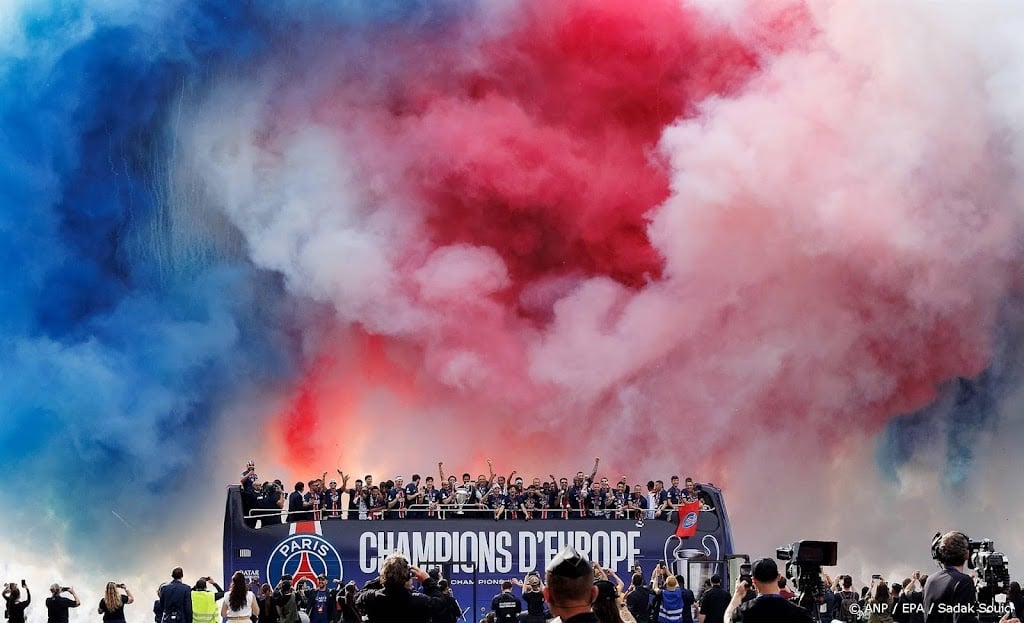 Geweld in Parijs rondom festiviteiten Champions League-winst PSG