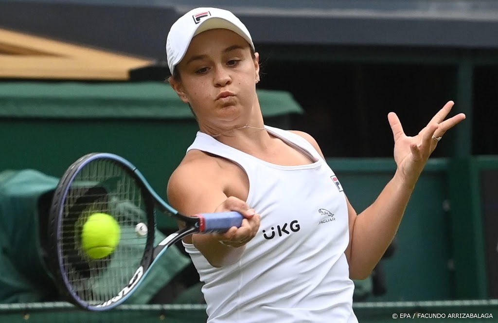 Tennisster Barty wint opnieuw op Wimbledon