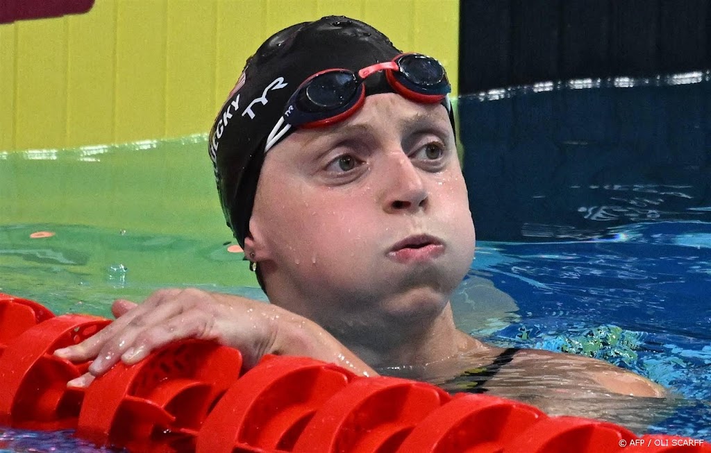 Zwemster Ledecky met twijfels naar WK ondanks winst op 400 vrij