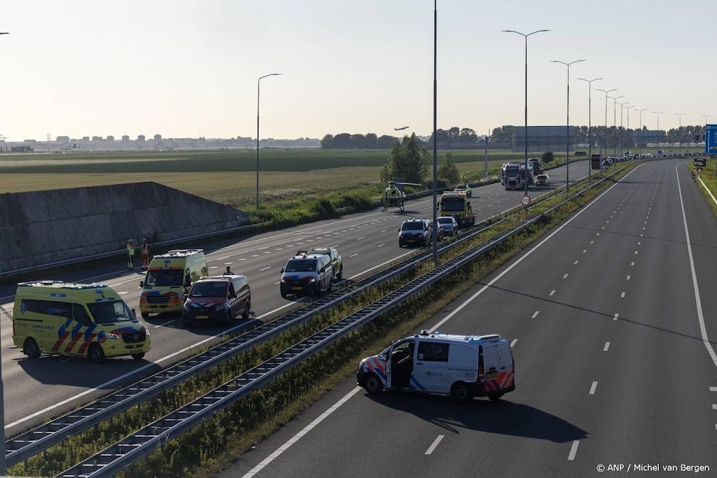 A9 bij Badhoevedorp weer vrijgegeven voor verkeer