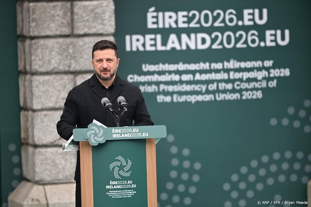 Zelensky verwacht vooruitgang EU-lidmaatschap onder Ierland