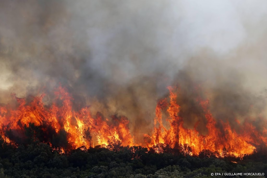 Grote bosbranden, hitte en droogte geselen Portugal en Frankrijk 
