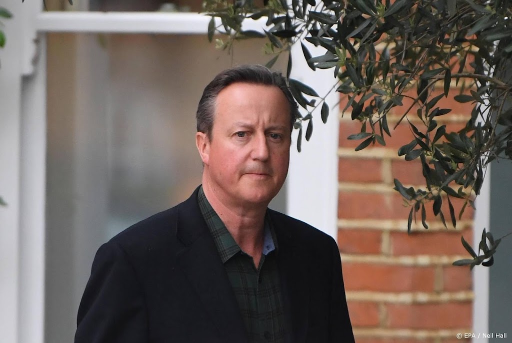 Britse oud-premier Cameron op Russische sanctielijst