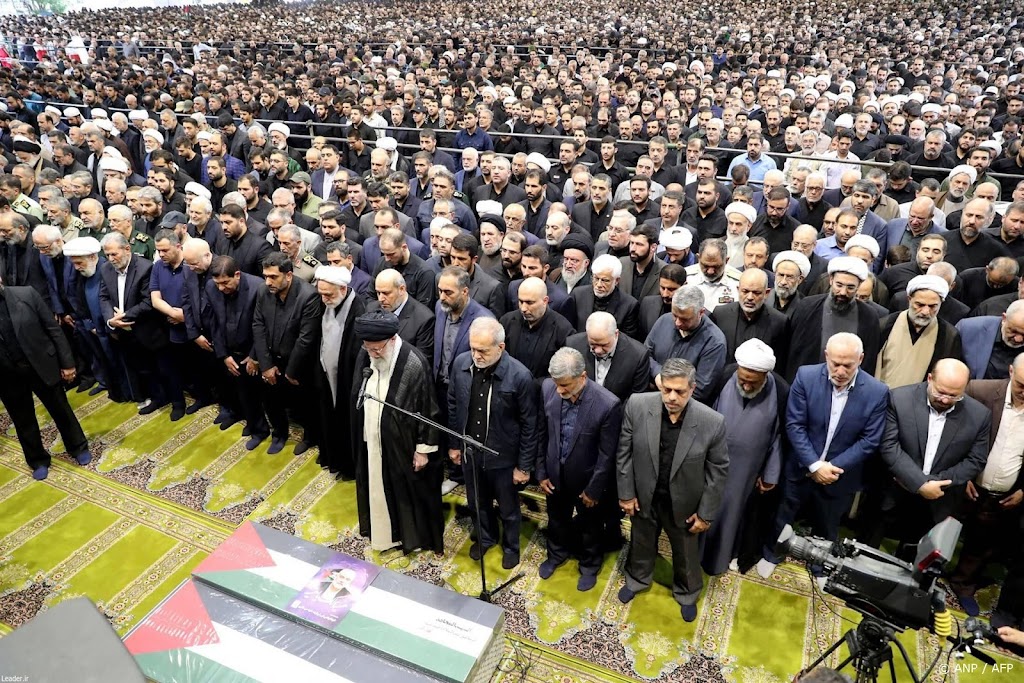 Lichaam van gedode Hamas-leider Haniyeh aangekomen in Qatar