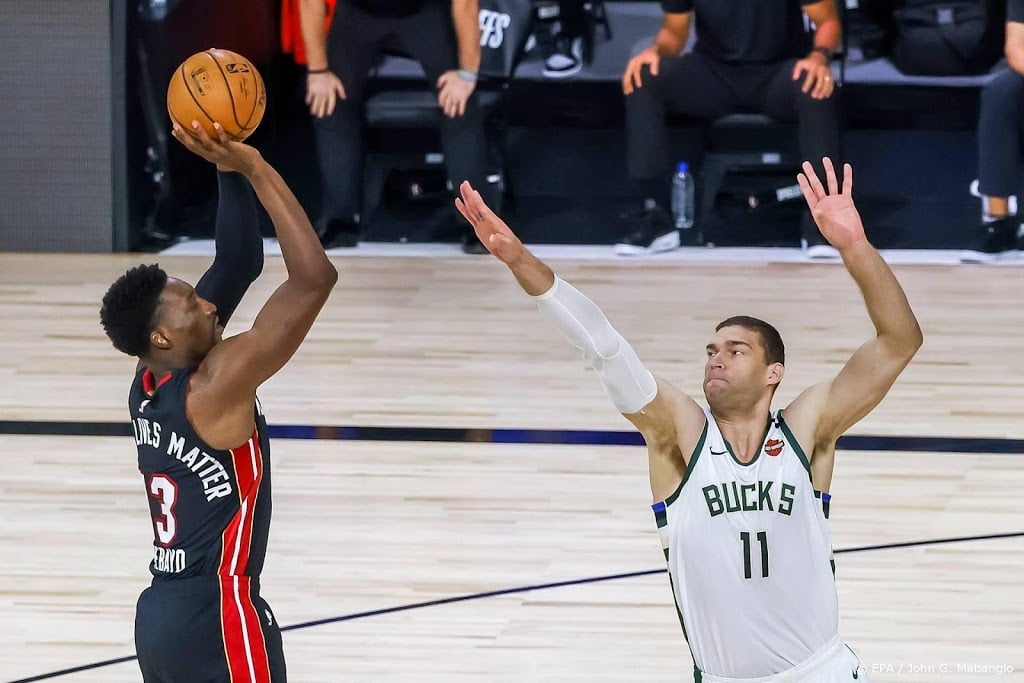 Basketballers Miami Heat verrassen Bucks in play-offs NBA