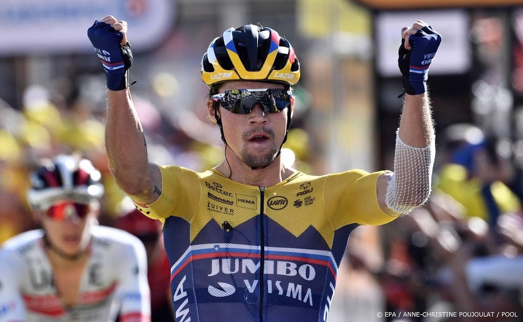 Etappewinnaar Roglic: mooi succes na zware dag 