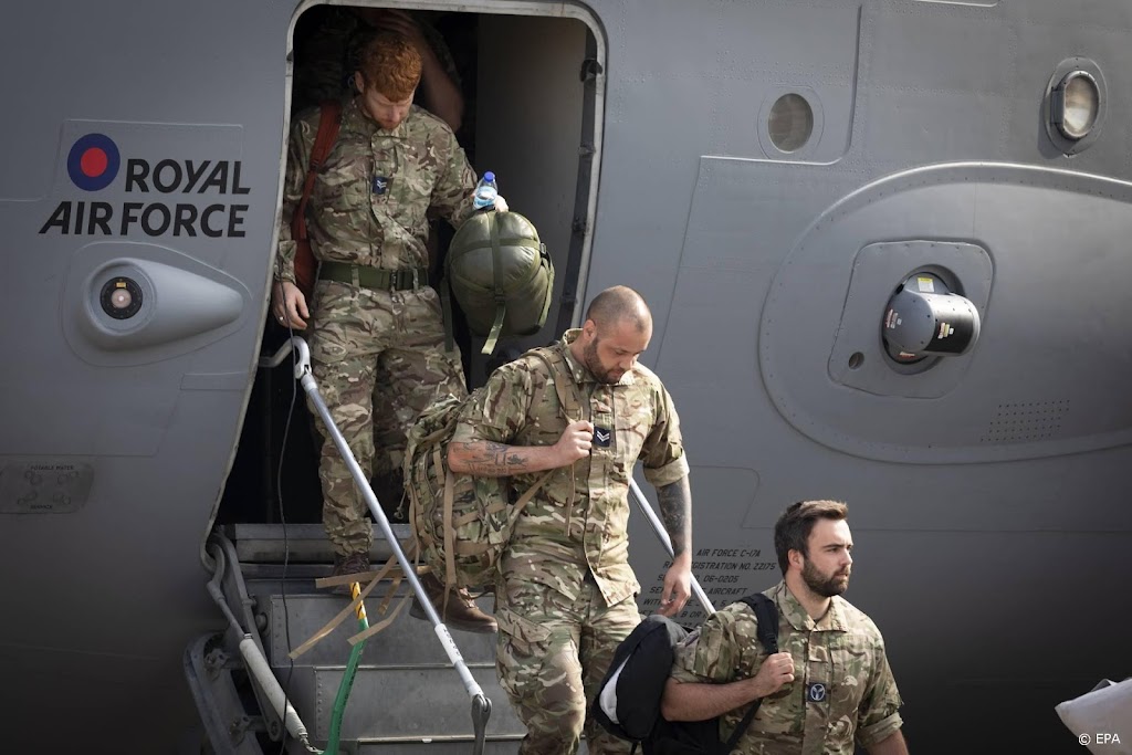 Britse militairen samen in quarantaine na missie in Kabul