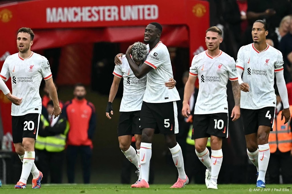 Liverpool wint met overmacht bij Manchester United: 0-3
