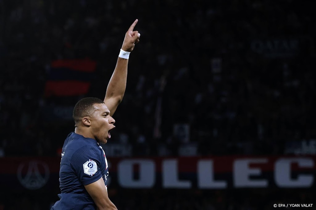 Invaller Mbappé voorkomt puntenverlies Paris Saint-Germain
