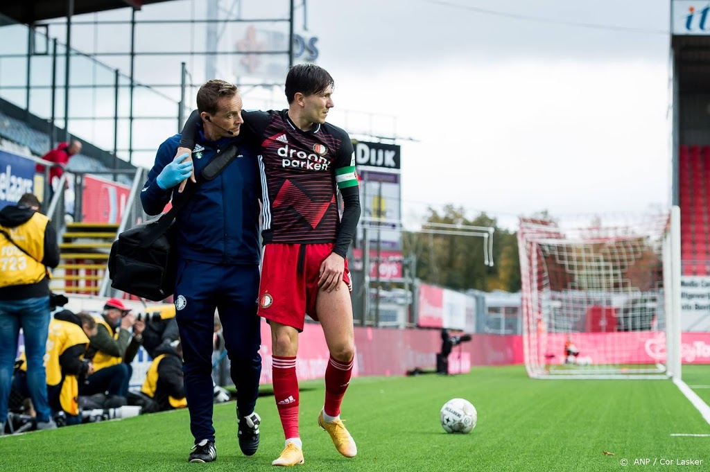 Aanvoerder Berghuis valt geblesseerd uit bij Feyenoord