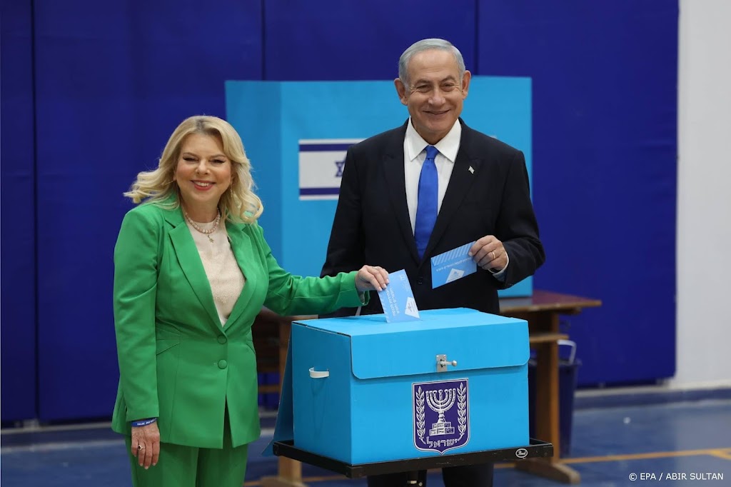 Exitpolls: Blok van ex-premier Netanyahu wint verkiezingen Israël