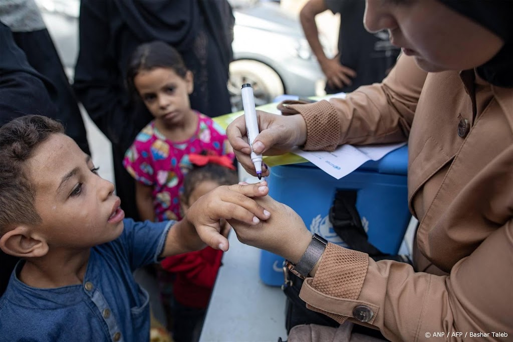 Vaccinaties tegen polio in Noord-Gaza hervat