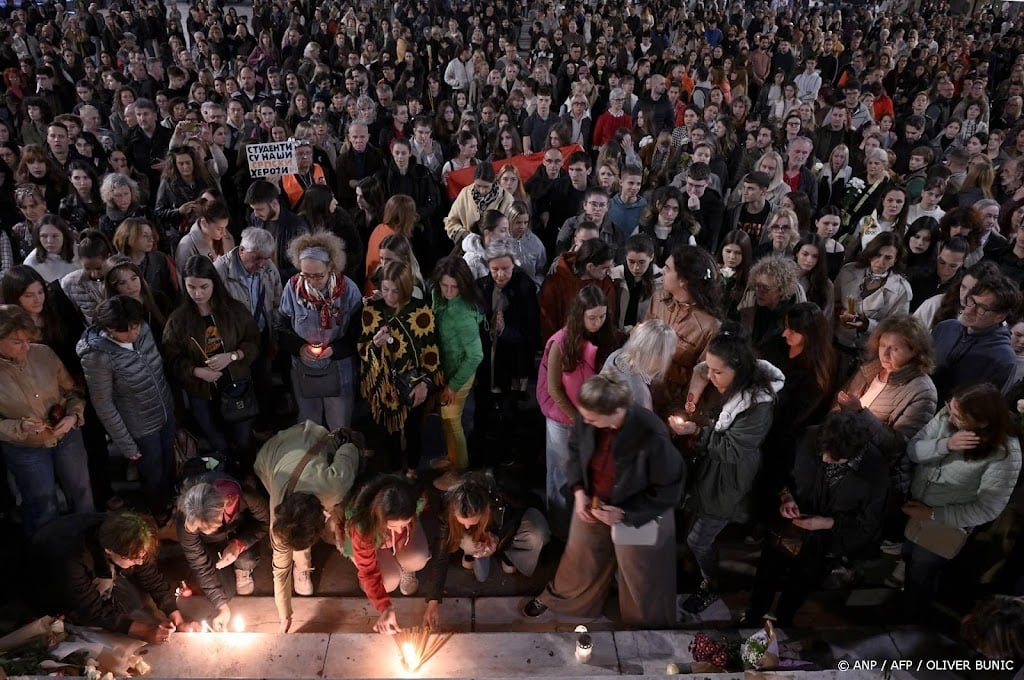 Servië herdenkt dodelijke instorting treinstation in 2024