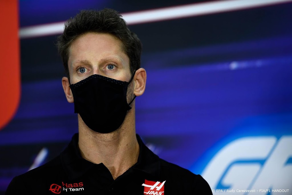 Gecrashte Grosjean wil starten in laatste grand prix