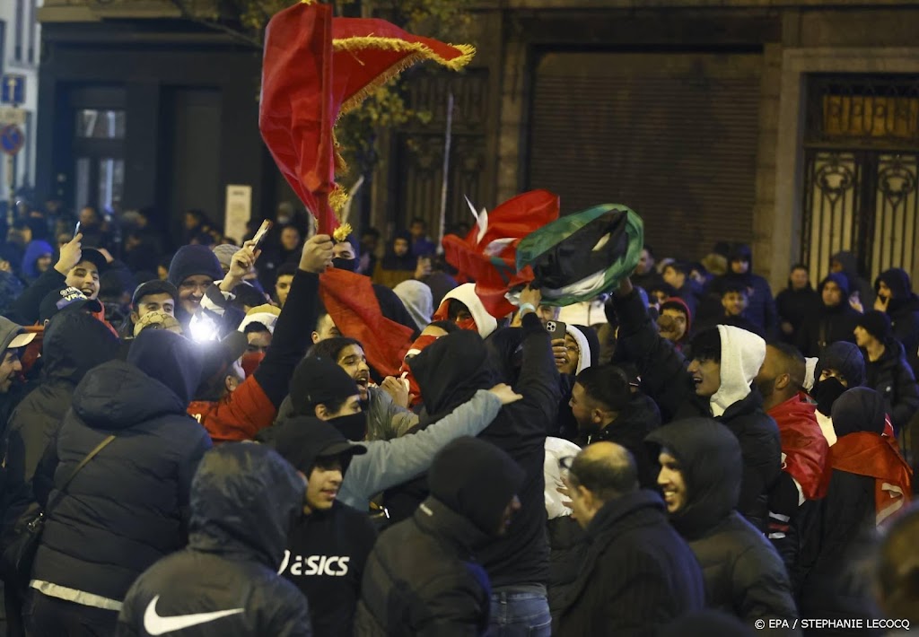 Marokkanen massaal de straat op in Brussel