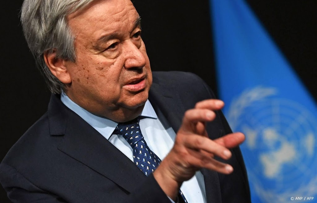 VN-chef Guterres betreurt aflopen van de wapenstilstand in Gaza