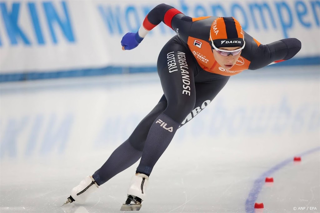 Schaatsster Leerdam pakt weer de winst op 1000 meter in Stavanger