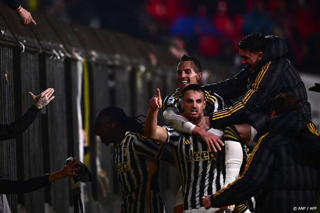 Juventus voorlopig aan kop in Serie A na nipte zege op Monza