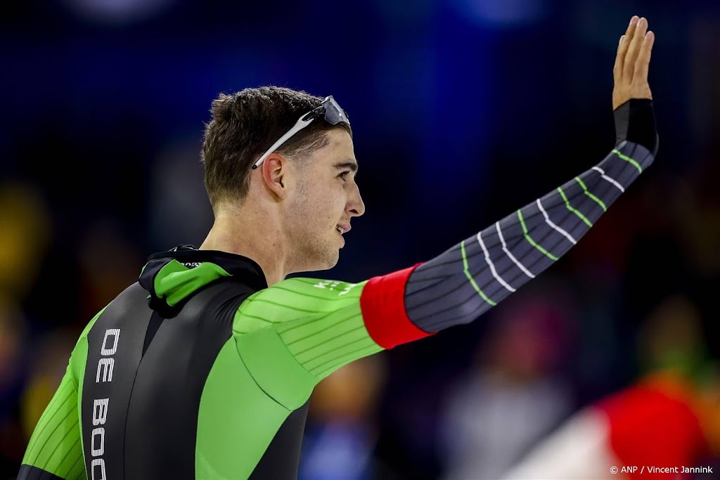 Schaatser De Boo op 500 meter opnieuw tweede achter Stolz 