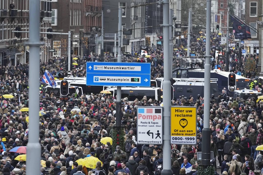 Gemeente Amsterdam telde bijna 10.000 demonstranten