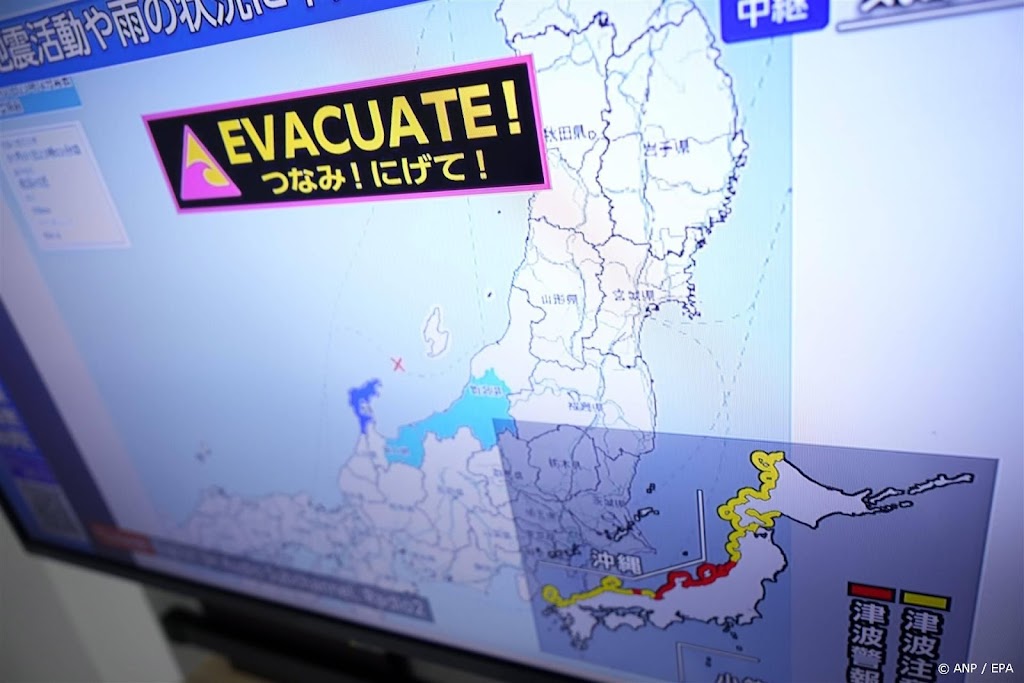Dodental bevingen in Japan loopt op, tsunamiwaarschuwing opgeheven
