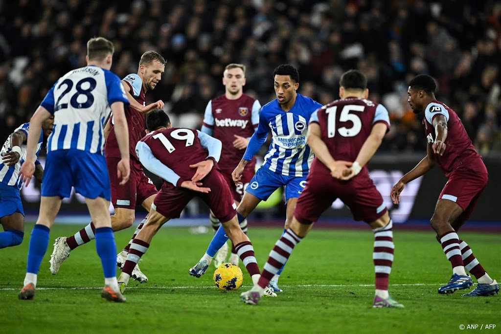 West Ham United en Brighton komen niet tot scoren