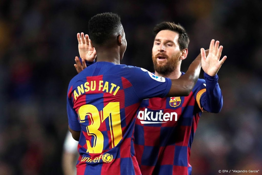 Hoofdrol Fati (17) bij FC Barcelona met dank aan Messi