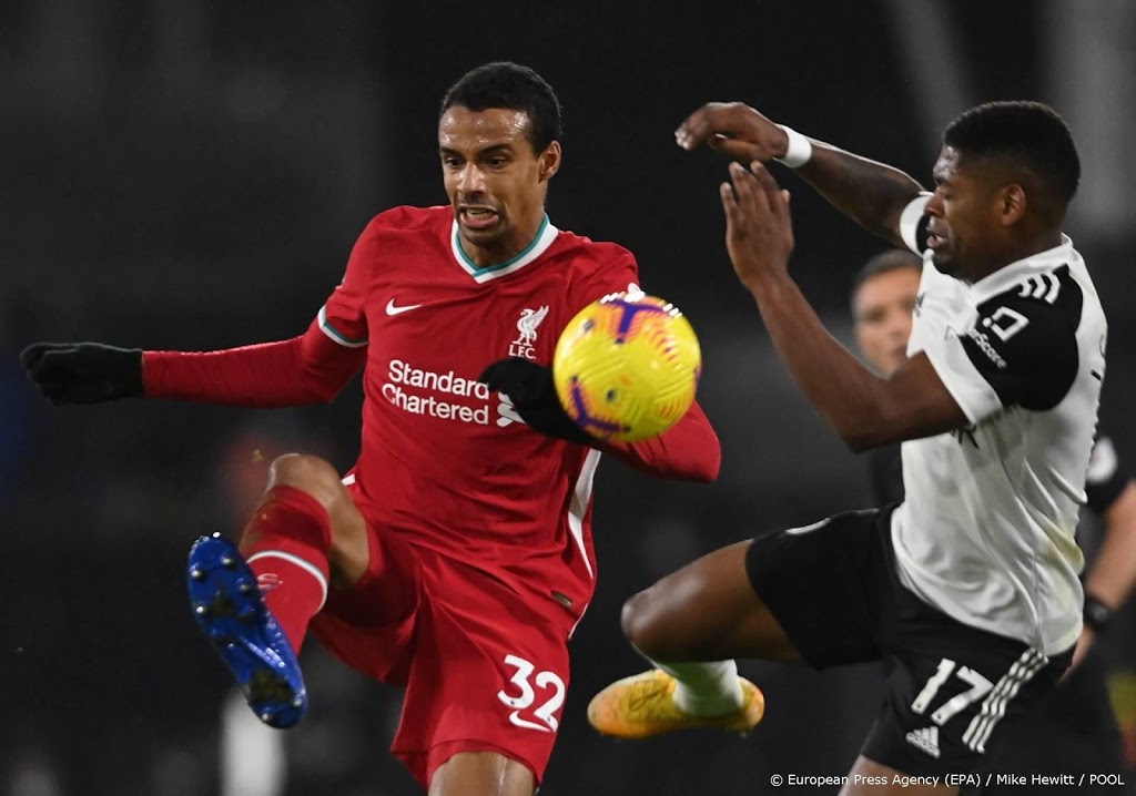 Liverpool-verdediger Matip rest van seizoen niet meer inzetbaar