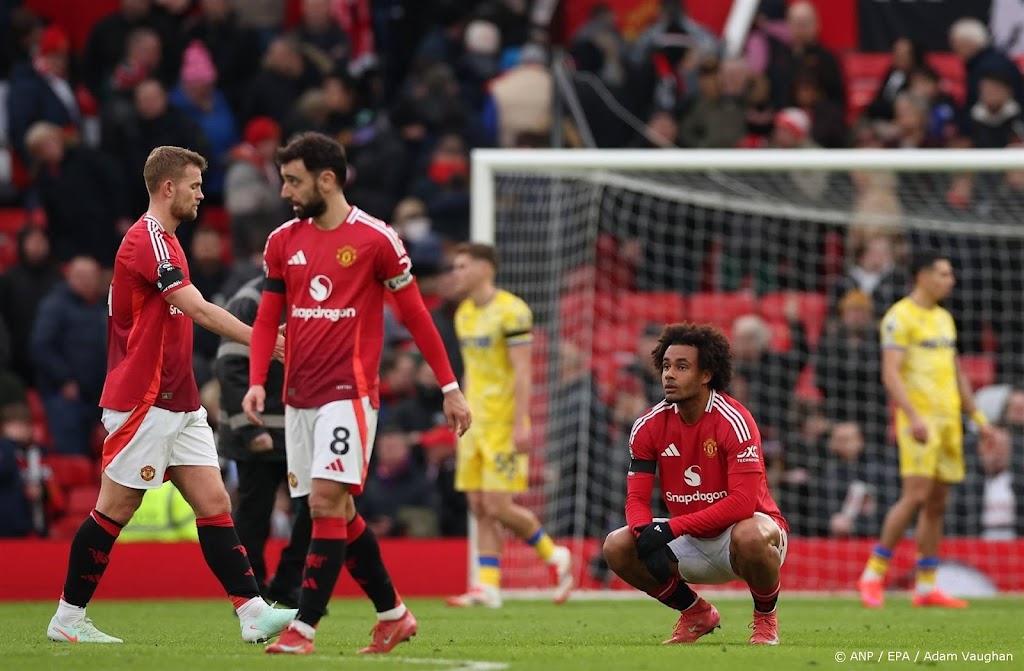 ManUnited lijdt tegen Crystal Palace zevende thuisnederlaag