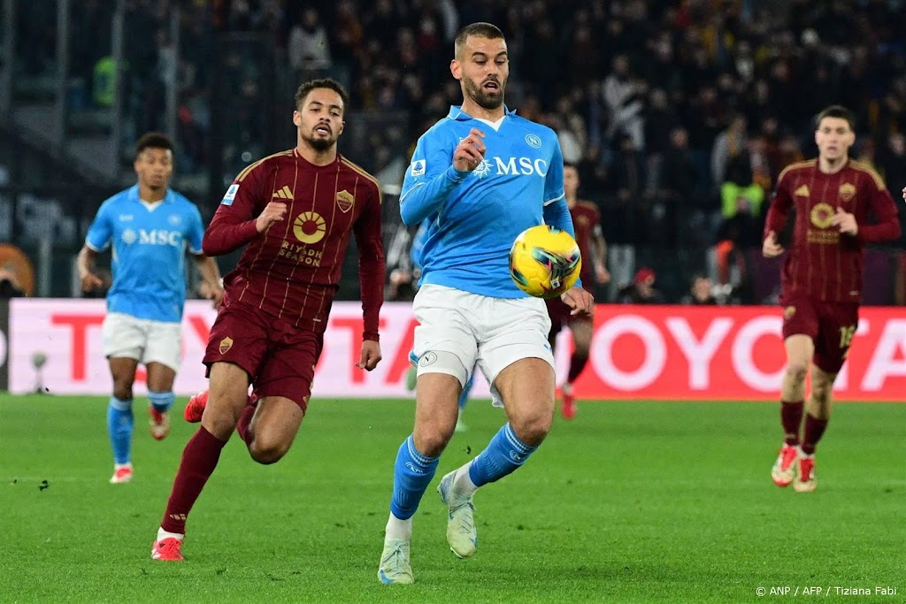 Koploper Napoli lijdt bij Roma eerste puntenverlies in acht duels