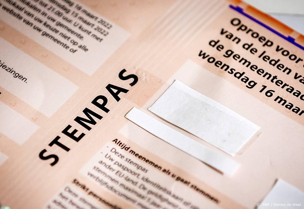 Stempas moet uiterlijk deze woensdag op de mat liggen