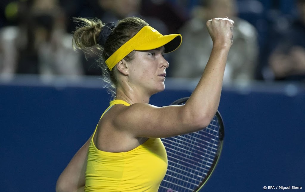 Emotionele tennisster Svitolina wint beladen duel met Russin