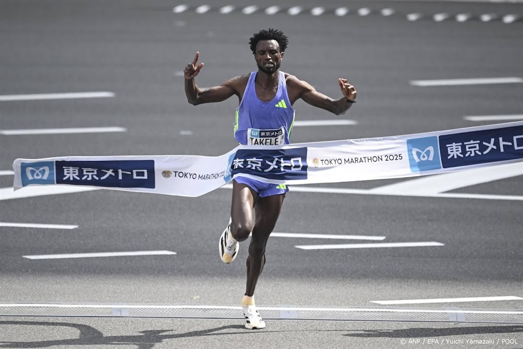 Ethiopiërs Takele en Kebede winnen marathon van Tokio