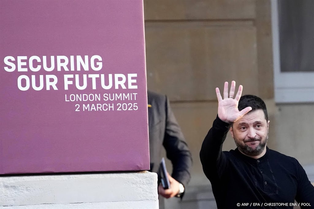 Zelensky na top in Londen: Oekraïne voelt sterke steun in Europa