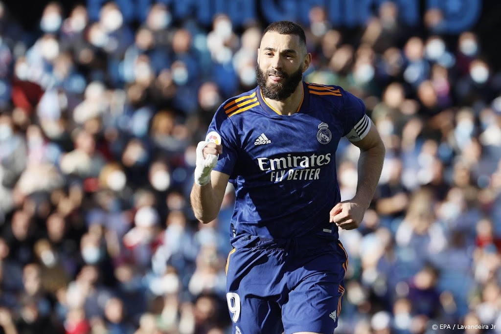 Benzema schiet Real Madrid vanaf 11 meter langs Celta