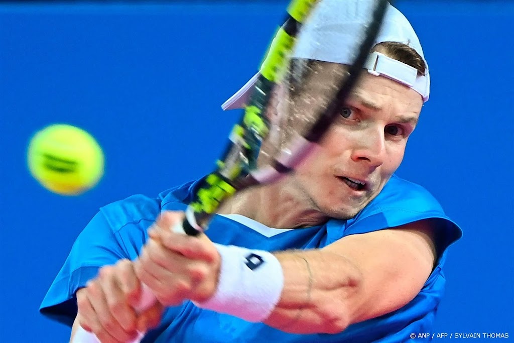 Tennisser De Jong strandt in tweede ronde ATP-toernooi Marrakesh