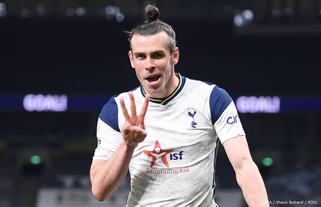 Bale leidt Spurs met 3 treffers langs degradant Sheffield United 