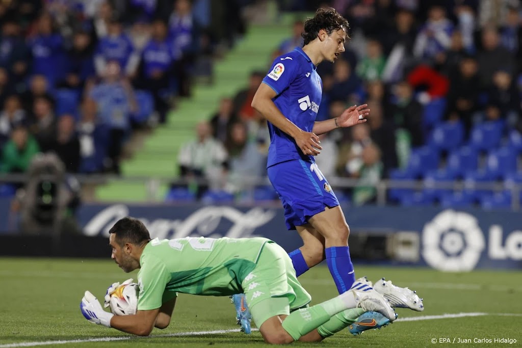 Real Betis blijft tegen Getafe steken op gelijkspel