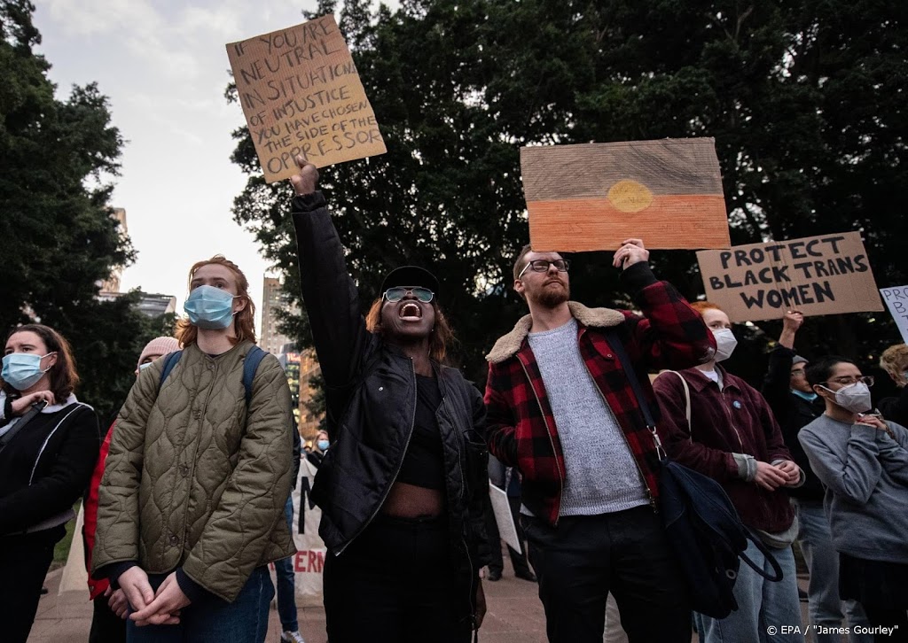 Drone helpt bij afstand bewaren bij demonstratie op Malieveld