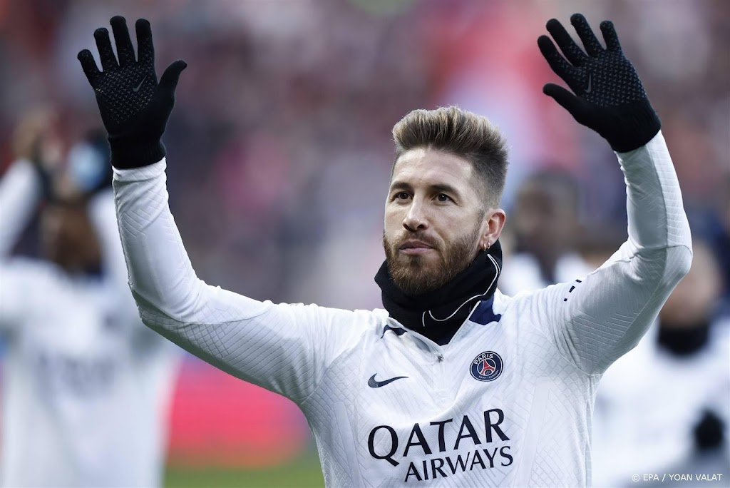 Spaanse verdediger Ramos vertrekt bij Paris Saint-Germain