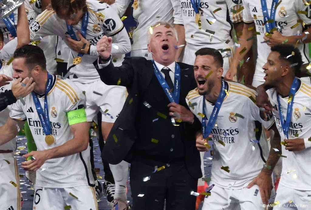 Real-coach Ancelotti jubelt na CL-zege: 'hier wen je nooit aan'