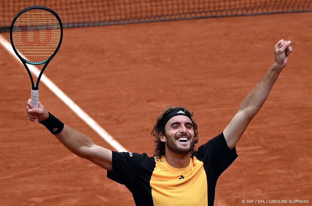 Tennisser Tsitsipas na moeizame start langs Italiaan Arnaldi